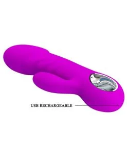 Vibro Rabbit Ansel Pretty Love 16 X 3.4cm 10 Vibro Rabbit Ansel Pretty Love 16 X 3.4cm -Sextoys boutique vibro rabbit ansel pretty love 16 x 34cm 3