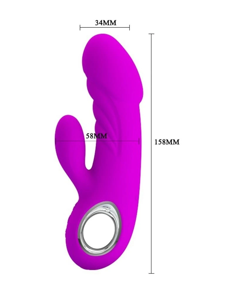 Vibro Rabbit Ansel Pretty Love 16 X 3.4cm 6 Vibro Rabbit Ansel Pretty Love 16 X 3.4cm – Image 6