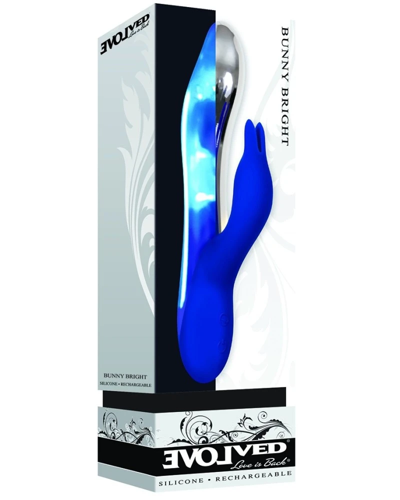 Evolved Vibro Rabbit Bunny Bright 20cm 2 Evolved Vibro Rabbit Bunny Bright 20cm – Image 2