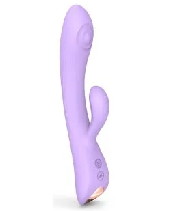 Vibro Rabbit Bunny & Clyde Love To Love 22cm Mauve -Sextoys boutique vibro rabbit bunny clyde love to love 22cm mauve 4