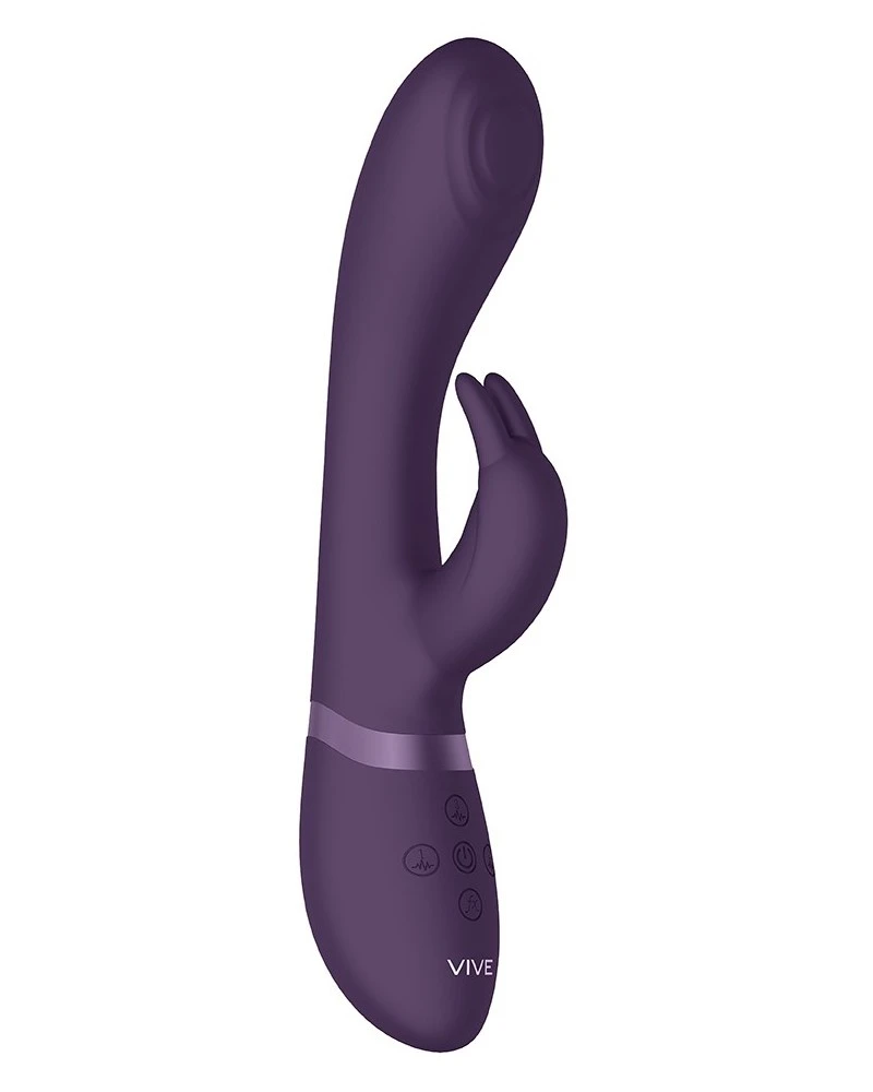Vive Vibro Rabbit Cato 21 X 3.6cm Violet 1 Vive Vibro Rabbit Cato 21 X 3.6cm Violet