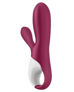 Vibro Rabbit Connecté Hot Bunny Satisfyer 17 X 3.5cm -Sextoys boutique vibro rabbit connecte hot bunny satisfyer 17 x 35cm 2