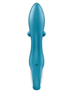 Vibro Rabbit EMBRACE ME Satisfyer 20cm Bleu -Sextoys boutique vibro rabbit embrace me satisfyer 20cm bleu 3