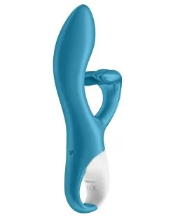 Vibro Rabbit EMBRACE ME Satisfyer 20cm Bleu -Sextoys boutique vibro rabbit embrace me satisfyer 20cm bleu 4