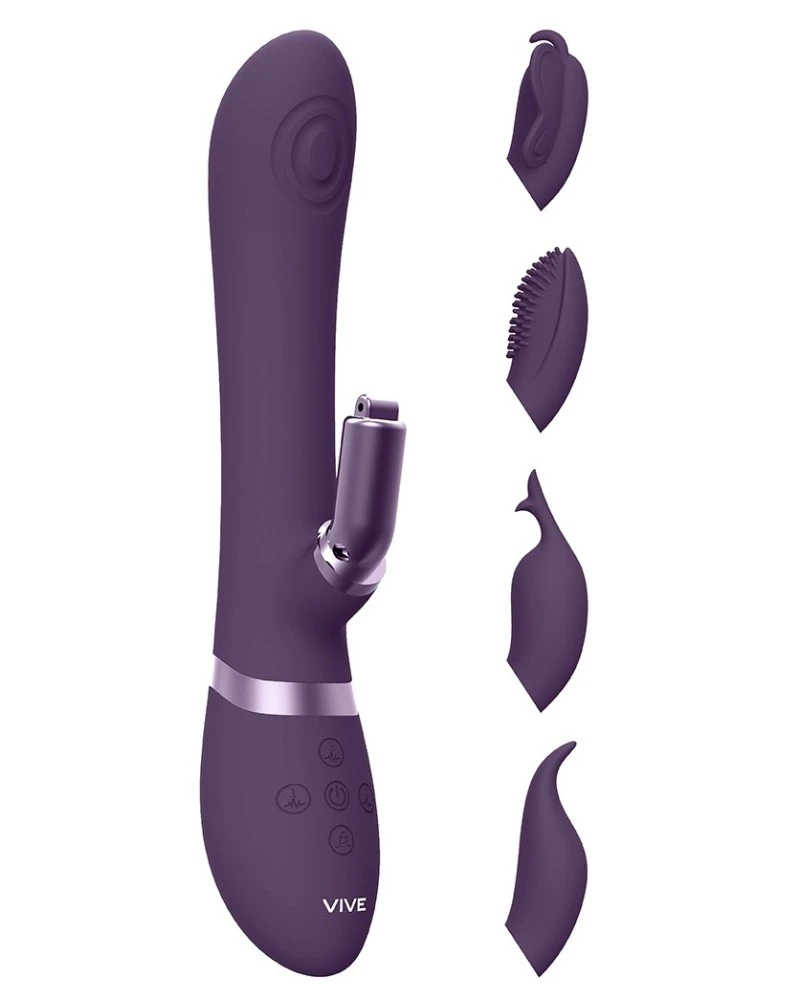 Vive Vibro Rabbit Etsu 23 X 3.5cm Violet 1 Vive Vibro Rabbit Etsu 23 X 3.5cm Violet