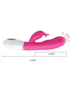 Vibro Rabbit Felix Pretty Love 20cm Rose -Sextoys boutique vibro rabbit felix pretty love 20cm rose 5