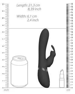 Vive Vibro Rabbit Gonflable Taka 22 X 6cm Noir -Sextoys boutique vibro rabbit gonflable taka 22 x 6cm noir 5