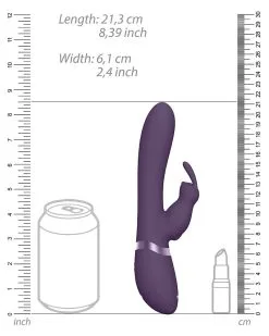 Vive Vibro Rabbit Gonflable Taka 22 X 6cm Violet -Sextoys boutique vibro rabbit gonflable taka 22 x 6cm violet 5