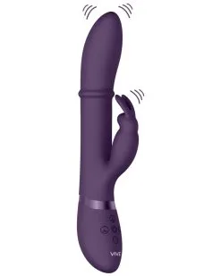 Vive Vibro Rabbit Halo 24.5 X 3.5cm Violet 9 Vive Vibro Rabbit Halo 24.5 X 3.5cm Violet -Sextoys boutique vibro rabbit halo 245 x 35cm violet 2