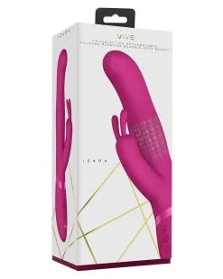 Vibro Rabbit IZARA Vive 22cm Rose -Sextoys boutique vibro rabbit izara vive 22cm rose 1