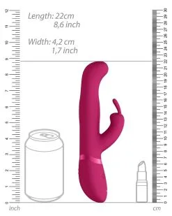 Vibro Rabbit IZARA Vive 22cm Rose -Sextoys boutique vibro rabbit izara vive 22cm rose 4