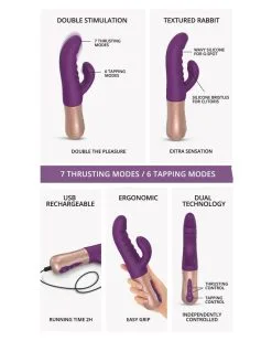 Vibro Rabbit Sassy Bunny Love To Love 23cm Violet -Sextoys boutique vibro rabbit sassy bunny love to love 23cm violet 8