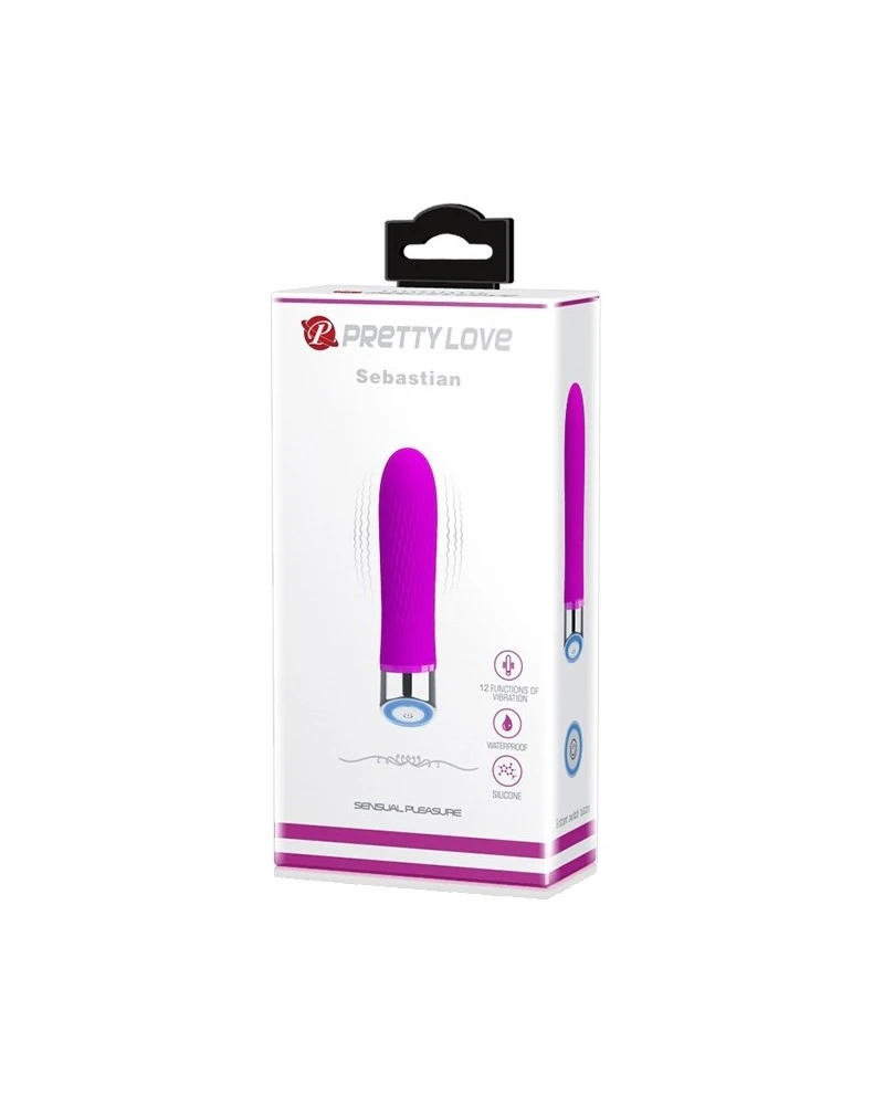 Pretty Love Vibro Sebastian 12 X 2.7 Cm Violet 2 Pretty Love Vibro Sebastian 12 X 2.7 Cm Violet – Image 2