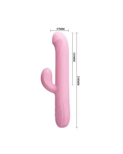 Pretty Love Vibromasseur Rabbit Truman - Rose -Sextoys boutique vibromasseur rabbit truman rose 5