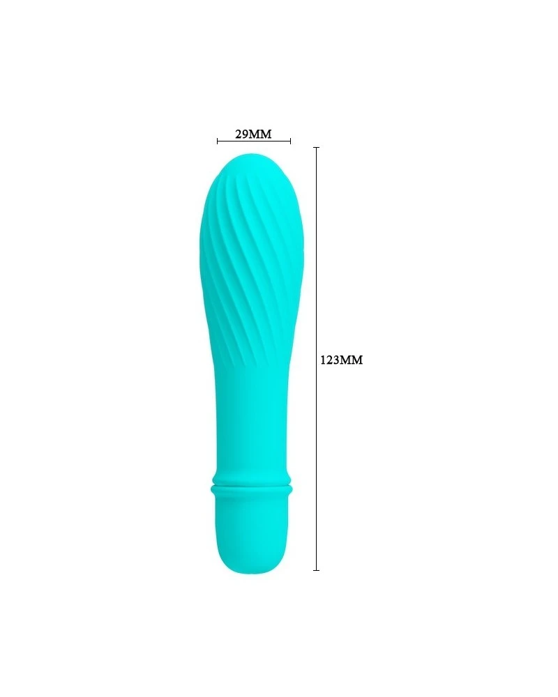 Vibromasseur Solomon Pretty Love 9 X 2.8 Cm Bleu 5 Vibromasseur Solomon Pretty Love 9 X 2.8 Cm Bleu – Image 5