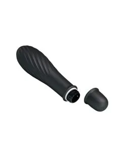 Vibromasseur SOLOMON Pretty Love 9 X 2.8 Cm Noir -Sextoys boutique vibromasseur solomon pretty love 9 x 28 cm noir 4