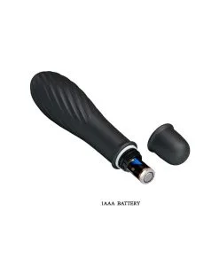 Vibromasseur SOLOMON Pretty Love 9 X 2.8 Cm Noir -Sextoys boutique vibromasseur solomon pretty love 9 x 28 cm noir 6