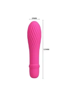 Vibromasseur Solomon Pretty Love 9 X 2.8 Cm Rose -Sextoys boutique vibromasseur solomon pretty love 9 x 28 cm rose 4
