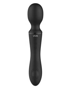 Vive Wand 2 En 1 Enora 22cm Noir 9 Vive Wand 2 En 1 Enora 22cm Noir -Sextoys boutique wand 2 en 1 enora 22cm noir 3