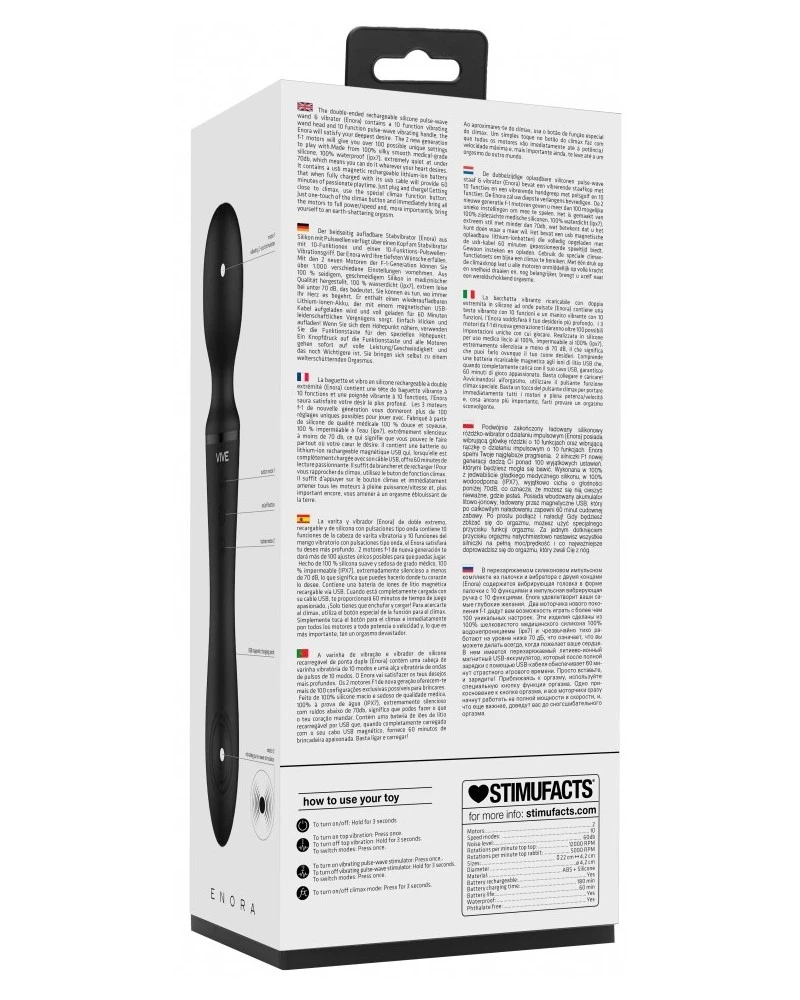 Vive Wand 2 En 1 Enora 22cm Noir 6 Vive Wand 2 En 1 Enora 22cm Noir – Image 6