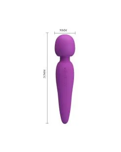 Wand Meredith Pretty Love Violet - Tête 50mm -Sextoys boutique wand meredith pretty love violet tete 50mm 5