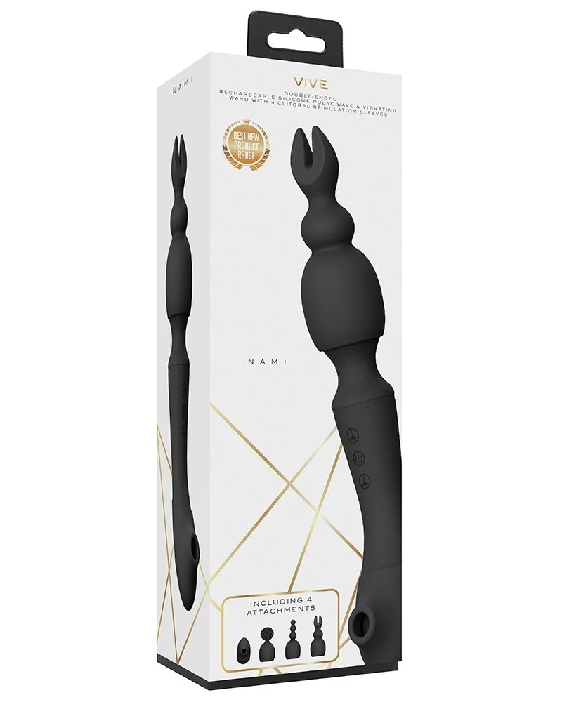 Wand Multi Nami Vive 22cm Noir 2 Wand Multi Nami Vive 22cm Noir – Image 2
