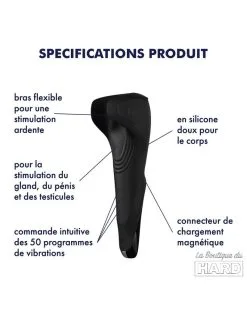 Wand Satisfyer Men 10 Vibrations 8 Wand Satisfyer Men 10 Vibrations -Sextoys boutique wand satisfyer men 10 vibrations 2